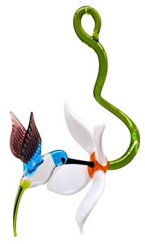 Blüte mit Kolibri, hängend